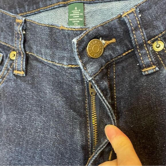 Lauren Ralph Lauren Jeans Dark Wash Denim Classic Straight Pant Size 4 - Picture 8 of 10